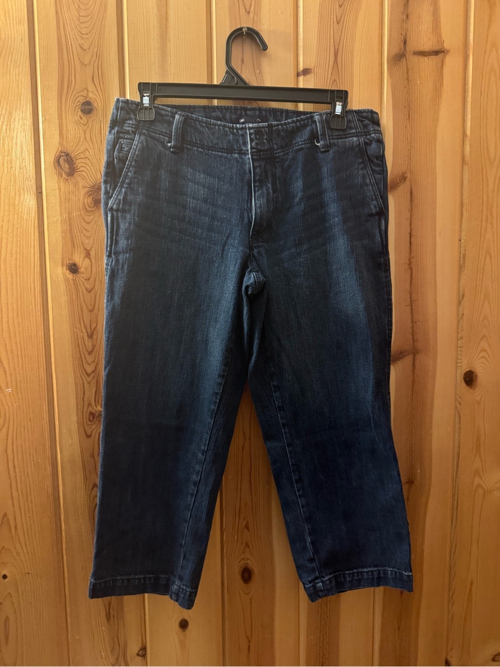GAP Women's Dark Blue Cropped Jeans